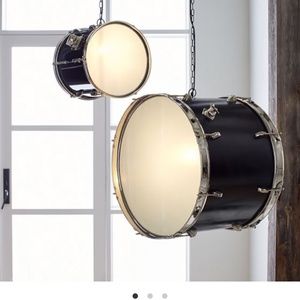 Pottery Barn REAL Drum Pendant Light